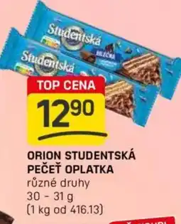 Flop Orion studentská pečeť oplatka nabídka
