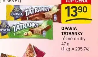 Flop Opavia tatranky nabídka