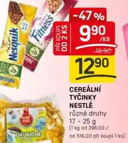 Flop Cereální tyčinky nestlé nabídka