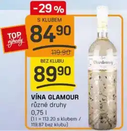 Flop Vína glamour nabídka