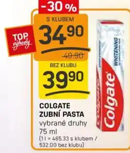 Flop COLGATE Zubní pasta nabídka