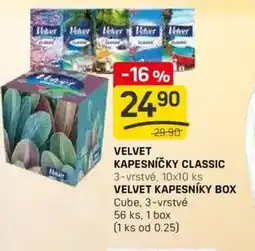 Flop VELVET Kapesníčky classic nabídka