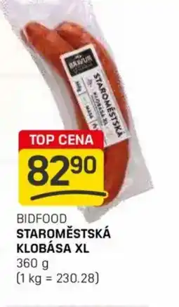 Flop Bidfood staroměstská klobása xl nabídka