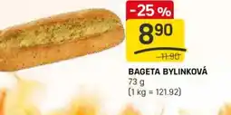 Flop Bageta bylinková nabídka