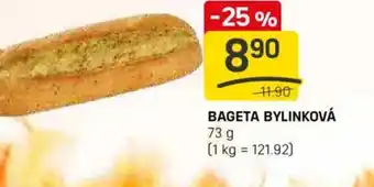 Flop Bageta bylinková nabídka
