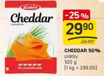 Flop Cheddar 50% plátky nabídka