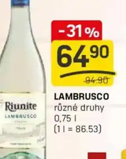 Flop LAMBRUSCO nabídka