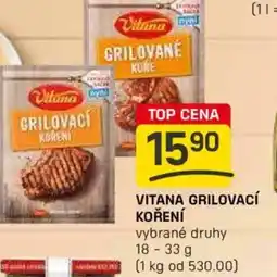 Flop Vitana grilovací koření nabídka
