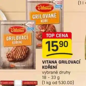 Flop Vitana grilovací koření nabídka