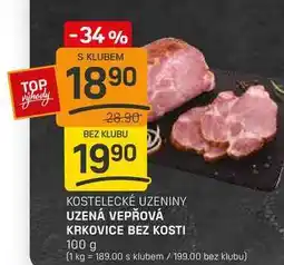 Flop UZENÁ VEPŘOVÁ KRKOVICE BEZ KOSTI 100g nabídka