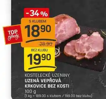 Flop UZENÁ VEPŘOVÁ KRKOVICE BEZ KOSTI 100g nabídka