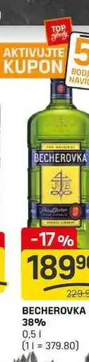 Flop BECHEROVKA 38% 0,5l nabídka