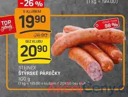 Flop ŠTÝRSKÉ PÁREČKY 100g nabídka