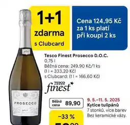 Tesco Tesco Finest Prosecco D.O.C., 0,75 l nabídka