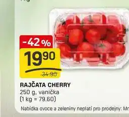 Flop RAJČATA CHERRY 250 g, vanička nabídka