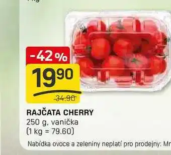 Flop RAJČATA CHERRY 250 g, vanička nabídka