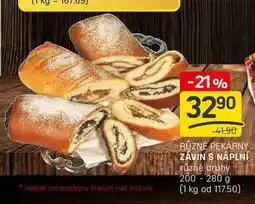 Flop ZÁVIN S NÁPLNÍ různé druhy 200-280 g nabídka