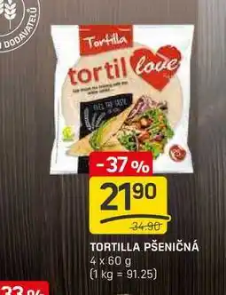 Flop TORTILLA PŠENIČNÁ 4 x 60 g nabídka