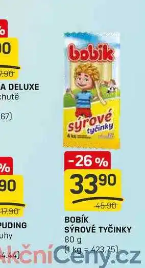 Flop BOBÍK SÝROVÉ TYČINKY 80 g nabídka
