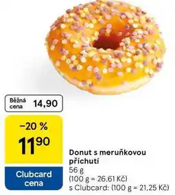 Tesco Donut s meruňkovou příchutí, 56 g nabídka