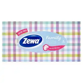 Tesco Zewa Papírové kapesníčky 3-vrstvé, 90ks box nabídka