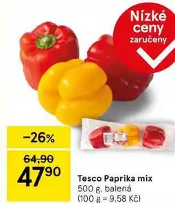 Tesco Tesco Paprika mix, 500 g, balená nabídka