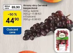 Tesco Hrozny révy červené bezpeckové, 500 g nabídka