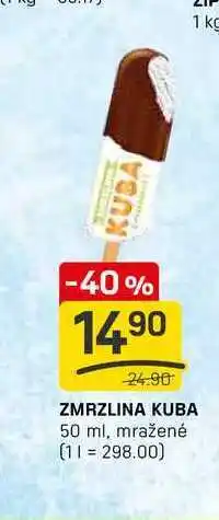 Flop KUBA 50 ml, mražené nabídka