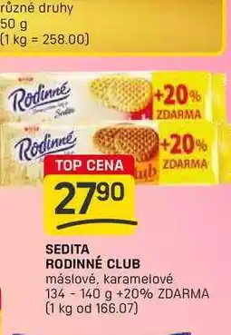 Flop SEDITA RODINNÉ CLUB máslové, karamelové 134 - 140 g nabídka
