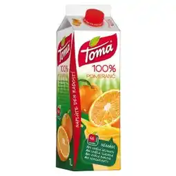 Flop Toma 100% džus 1l, vybrané druhy nabídka