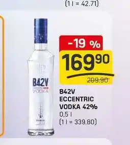 B42V ECCENTRIC VODKA 42% 0,5l