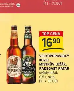 Flop RADEGAST RATAR světlý ležák 0,5l nabídka