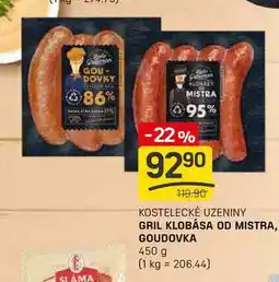 Flop GRIL KLOBÁSA OD MISTRA, GOUDOVKA 450 g nabídka