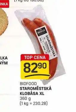 Flop STAROMĚSTSKÁ KLOBÁSA XL 360 g nabídka