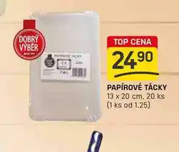 Flop PAPÍROVÉ TÁCKY 13 x 20 cm, 20 ks nabídka