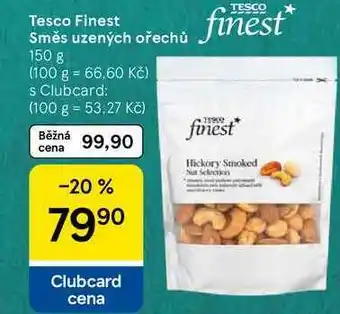 Tesco Tesco Finest Směs uzených ořechů, 150 g nabídka