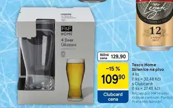 Tesco Tesco Home Sklenice na pivo, 4 ks nabídka