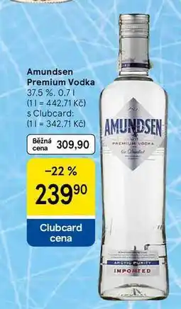 Tesco Amundsen Premium Vodka 37.5%, 0.7 l nabídka