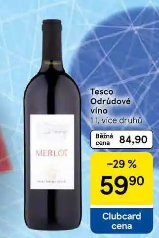 Tesco Tesco Odrůdové víno, 1 l nabídka