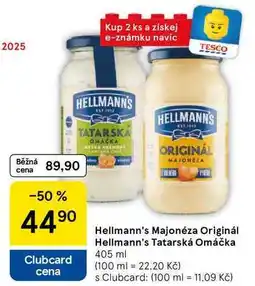 Tesco Hellmann's Tatarská Omáčka, 405 ml nabídka