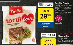 Tesco Tortilla Placky, 240 g. více druhů nabídka