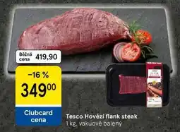 Tesco Tesco Hovězí flank steak, 1 kg nabídka