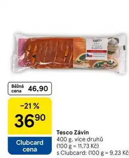 Tesco Tesco Závin, 400 g, více druhů nabídka