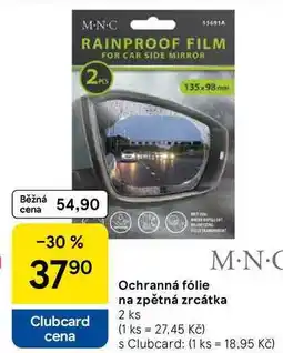 Tesco Ochranná fólie M.N.C na zpětná zrcátka, 2 ks nabídka