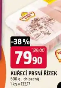 Terno Kuřecí prsní řízky chlazené 600g nabídka