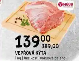 Terno Vepřová kýta bez kosti 1kg nabídka