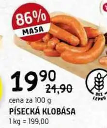 Terno Písecká klobása 100g nabídka