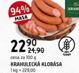 Terno Krahulecká klobása 100g nabídka
