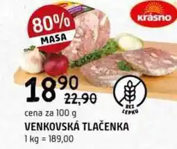 Terno Venkovská tlačenka 100g nabídka
