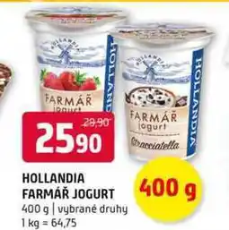 Terno Hollandia farmář jogurt 400 g vybrané druhy nabídka